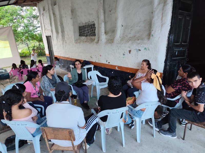 Luisa Fernanda González, voluntaria en la fundación